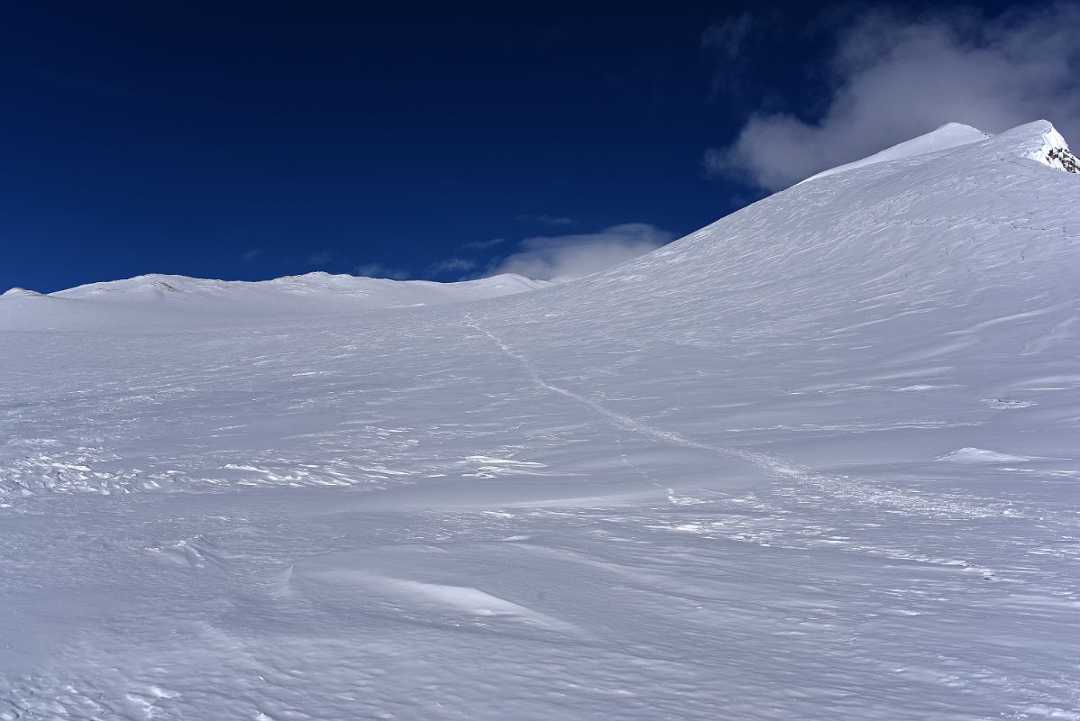 01 The Climbing Route Goes Up The Jacobson Valley With Branscomb Peak On The Right From Mount Vinson High Camp On My Rest Day